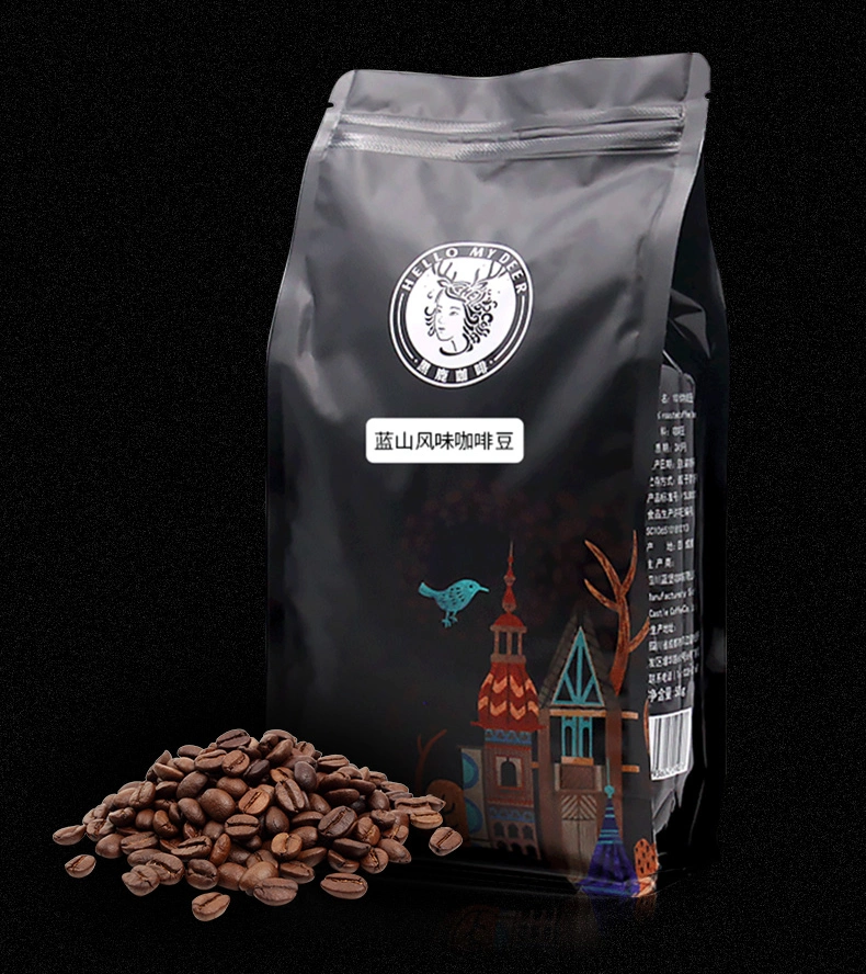 High Quality Factory Wholesale Custom Zipper Plastic Printed Stand up Bag of Coffee Packing Bag