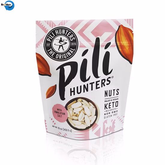 관례에 의하여 인쇄되는 레토르트 Zip 자물쇠 지퍼 가치는 커피 콩을 위한 부대를 위로 서 있습니다 차 과자 식사 Resealable 알루미늄 호일 Mylar 플라스틱 식품 포장 부대