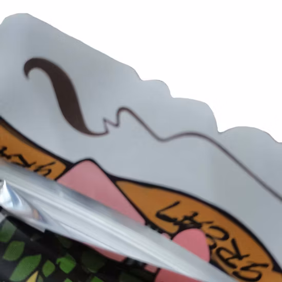 관례에 의하여 인쇄되는 자필 냄새 증거 포장 3.5g는 커트 부대 특별한 모양 Mylar 부대를 죽습니다