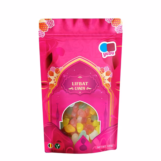 지퍼가 달린 맞춤형 인쇄 투명 알루미늄 호일 플라스틱 포장 백