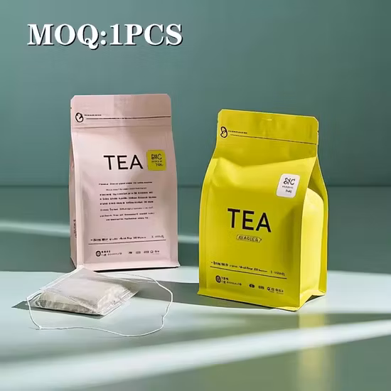관례에 의하여 인쇄되는 광택이 없는 까만 알루미늄 호일 250g 500g 1kg 벨브를 가진 편평한 바닥 커피 포장 부대