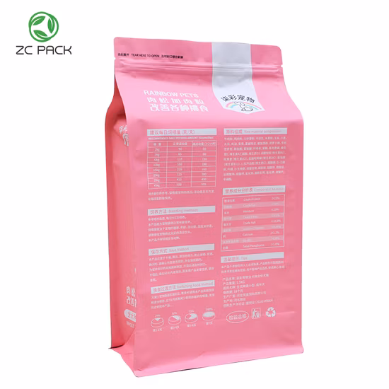 완전히 인쇄된 Kstyle 베이스가 있는 지퍼가 달린 스탠드 포켓